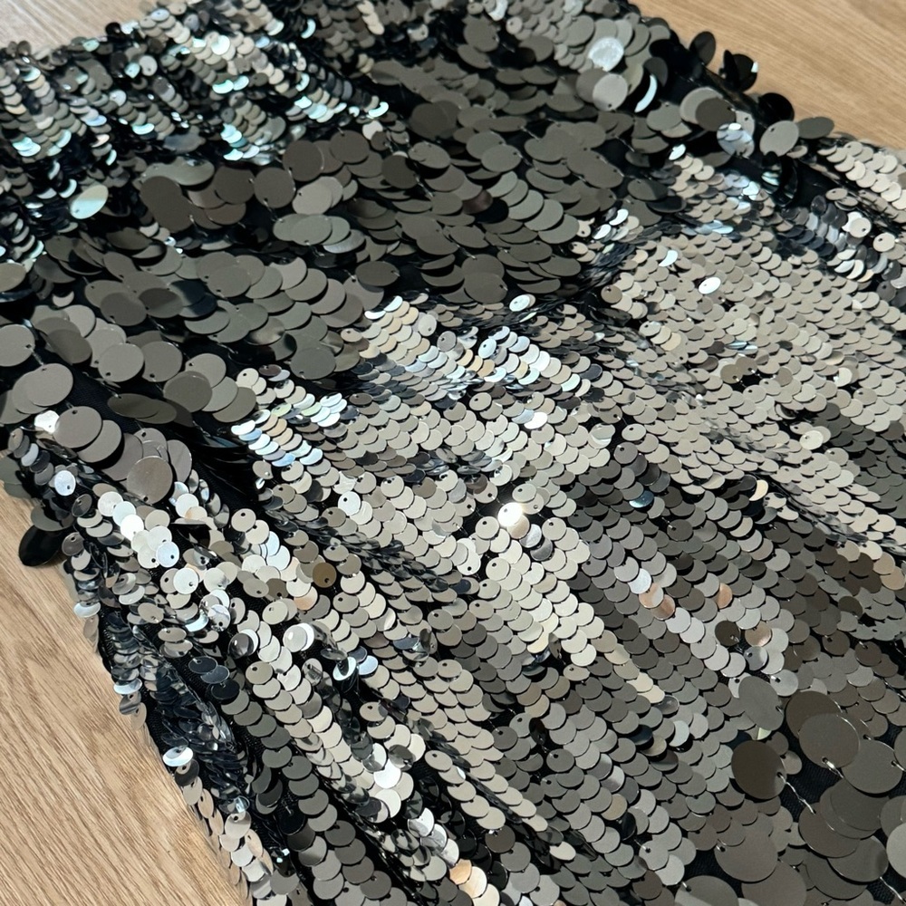 Sequin bodycon strapless midi dress nwot - Picture 5 of 5